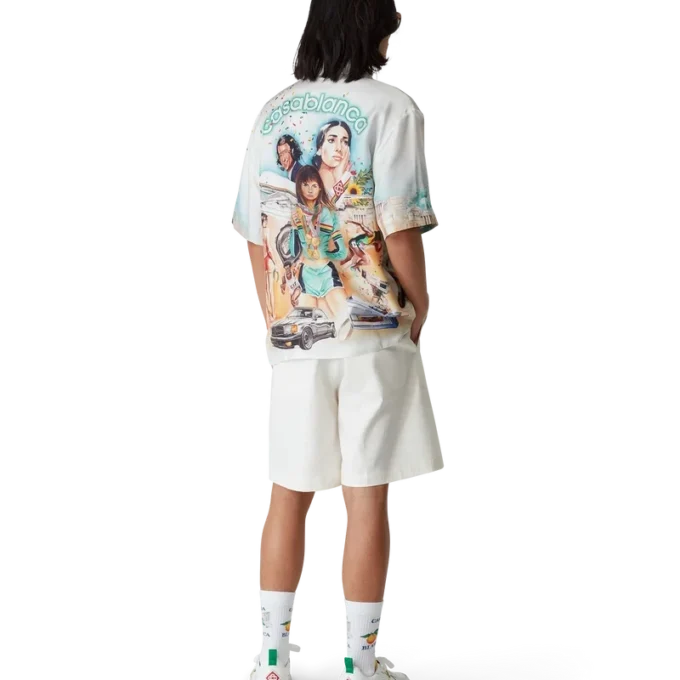 Chemise en soie à manches courtes Celebration Du Sport Shorts Chemise en soie à manches courtes Celebration Du Sport Shorts
