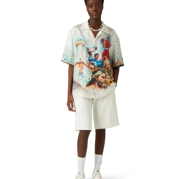 Chemise en soie à manches courtes Celebration Du Sport Shorts Chemise en soie à manches courtes Celebration Du Sport Shorts