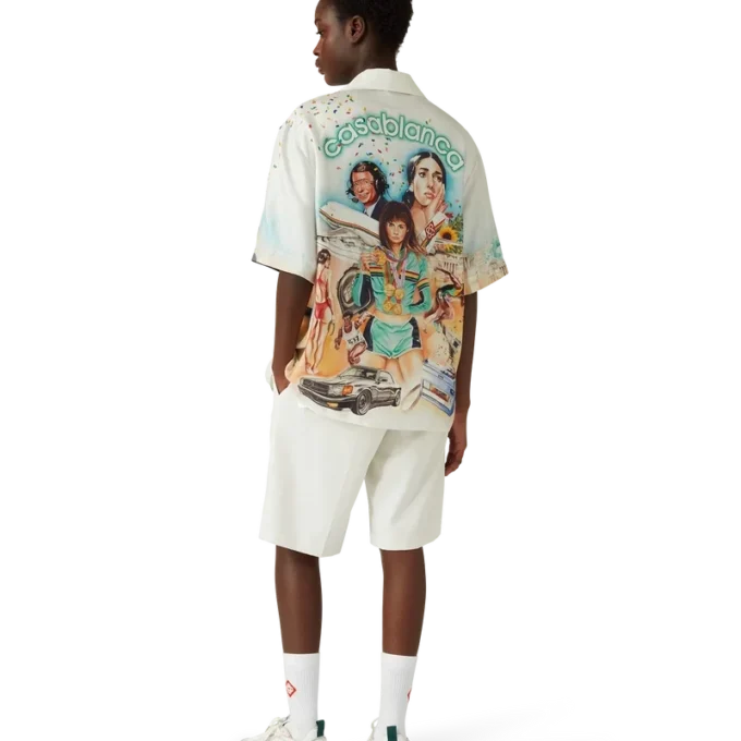 Chemise en soie à manches courtes Celebration Du Sport Shorts Chemise en soie à manches courtes Celebration Du Sport Shorts
