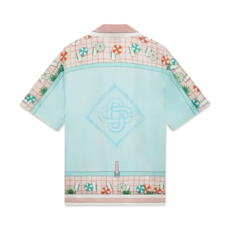 Chemise en soie à manches courtes Copacabana
