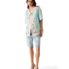 Chemise en soie à manches courtes Copacabana Chemise en soie à manches courtes Copacabana