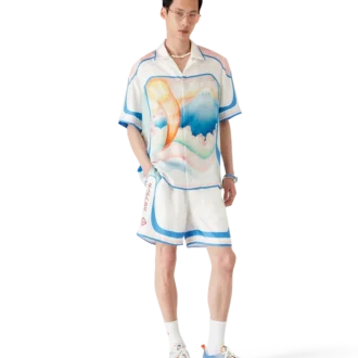 Chemise en soie à manches courtes Fuji Dream Shorts