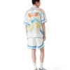 Chemise en soie à manches courtes Fuji Dream Shorts Chemise en soie à manches courtes Fuji Dream Shorts