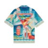 Chemise en soie à manches courtes Galaxy Court Shorts Chemise en soie à manches courtes Galaxy Court Shorts