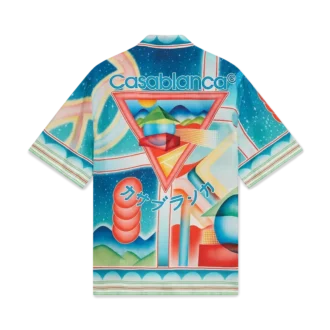 Chemise en soie à manches courtes Galaxy Court Shorts