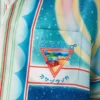 Chemise en soie à manches courtes Galaxy Court Shorts Chemise en soie à manches courtes Galaxy Court Shorts