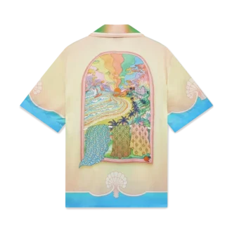 Chemise en soie à manches courtes Lucid Dreams