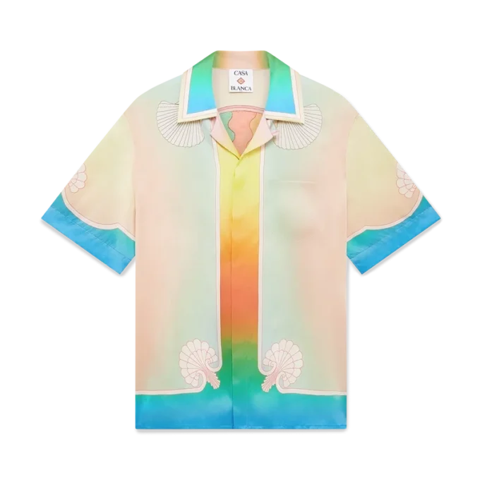 Chemise en soie à manches courtes Lucid Dreams Chemise en soie à manches courtes Lucid Dreams