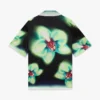 Chemise en soie à manches courtes Orchid Glitch Chemise en soie à manches courtes Orchid Glitch