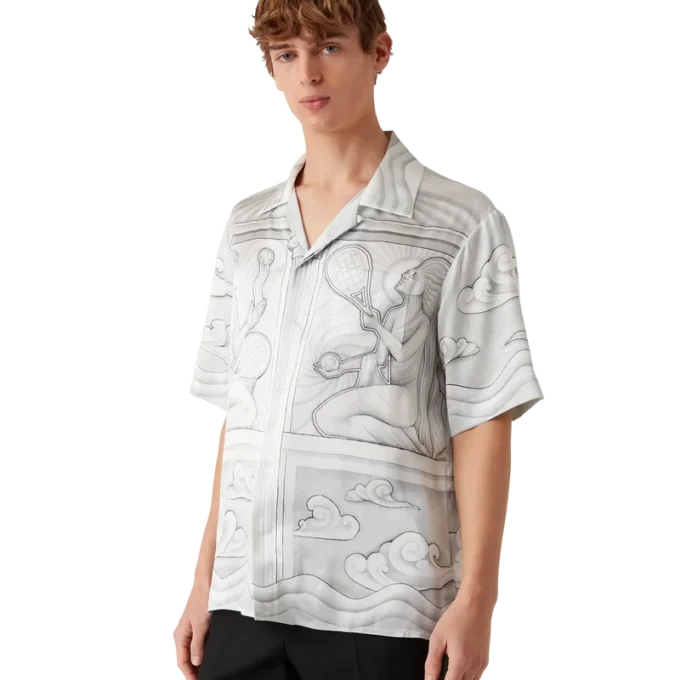 Chemise en soie à manches courtes Sacred Stone Shorts