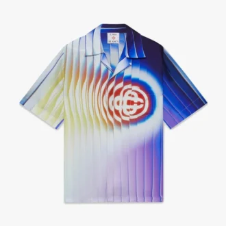 Chemise en soie à manches courtes Shockwave