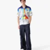 Chemise en soie à manches courtes Solid Grooves Chemise en soie à manches courtes Solid Grooves