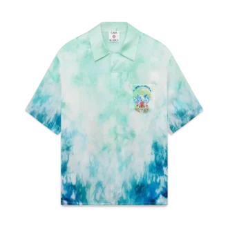Chemise en soie à manches courtes Surf Lotus Shorts