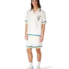 Chemise en soie à manches courtes Tennis Club Chemise en soie à manches courtes Tennis Club