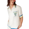 Chemise en soie à manches courtes Tennis Club Chemise en soie à manches courtes Tennis Club