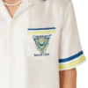 Chemise en soie à manches courtes Tennis Club Chemise en soie à manches courtes Tennis Club