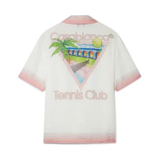 Chemise en soie à manches courtes Tennis Club Icon