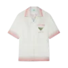 Chemise en soie à manches courtes Tennis Club Icon
