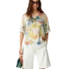 Chemise en soie à manches courtes « The Road to Knowledge » Chemise en soie à manches courtes « The Road to Knowledge »