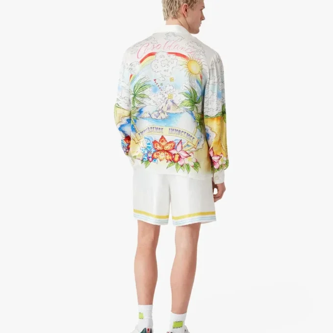 Chemise en soie à manches longues Better Days Chemise en soie à manches longues Better Days