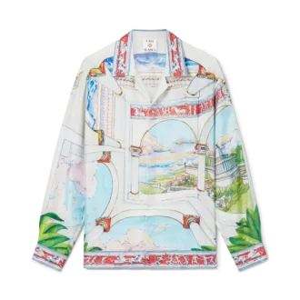 Chemise en soie à manches longues Le Passage