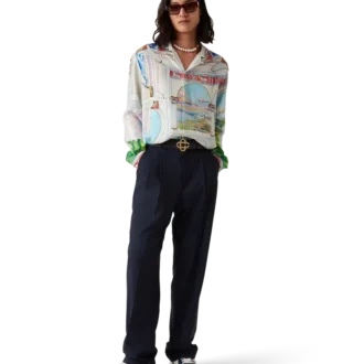 Chemise en soie à manches longues Le Passage