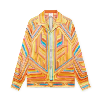 Chemise en soie à manches longues Low Rider