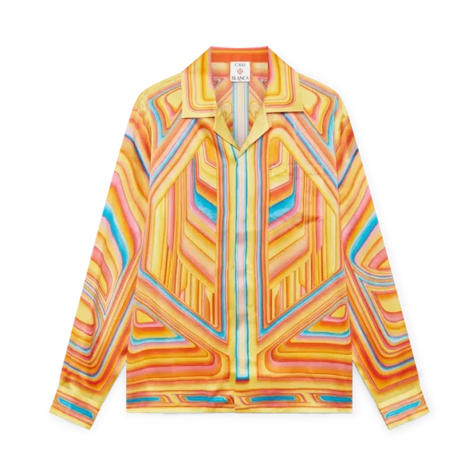 Chemise en soie à manches longues Low Rider Chemise en soie à manches longues Low Rider