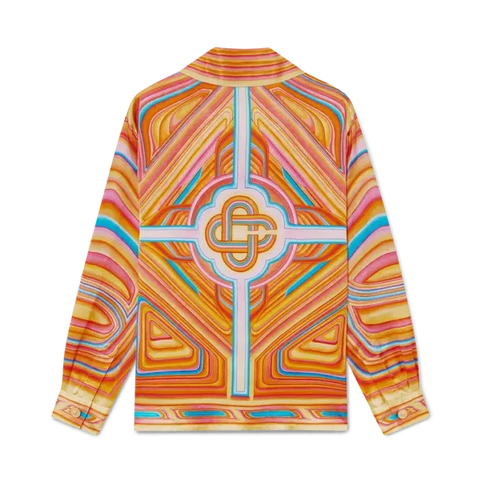 Chemise en soie à manches longues Low Rider