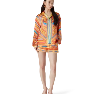 Chemise en soie à manches longues Low Rider