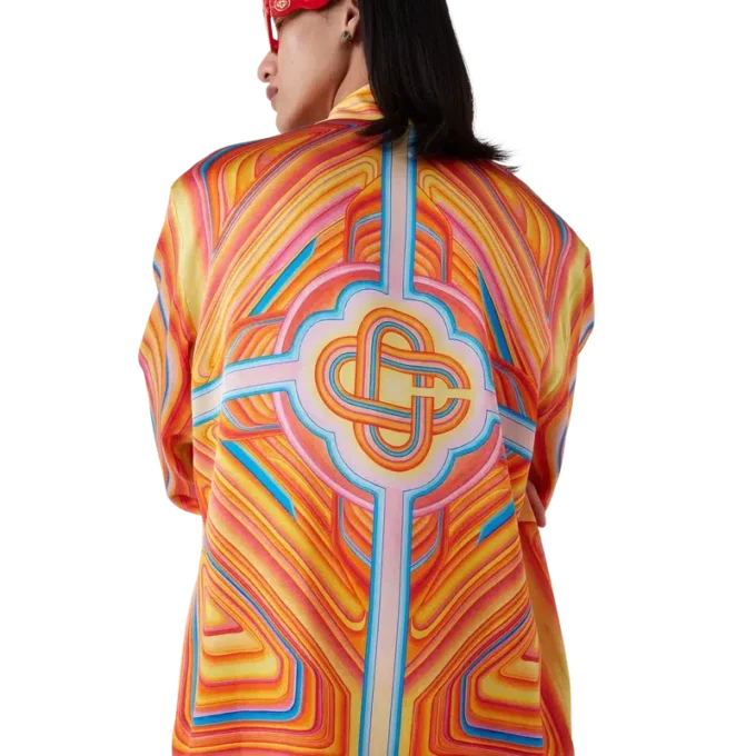 Chemise en soie à manches longues Low Rider Chemise en soie à manches longues Low Rider