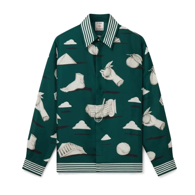 Chemise en soie à manches longues Metaphysical