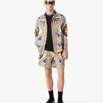 Chemise en soie à manches longues Plafond Orne De Musique