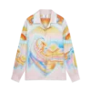 Chemise en soie à manches longues Psychedelic Nirvana