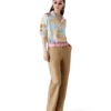 Chemise en soie à manches longues Psychedelic Nirvana