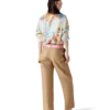 Chemise en soie à manches longues Psychedelic Nirvana