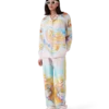 Chemise en soie à manches longues Psychedelic Nirvana