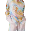 Chemise en soie à manches longues Psychedelic Nirvana