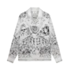 Chemise en soie à manches longues Tattoo Chemise en soie à manches longues Tattoo