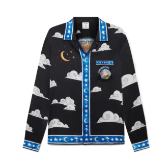 Chemise en soie à manches longues « The Four Elements »