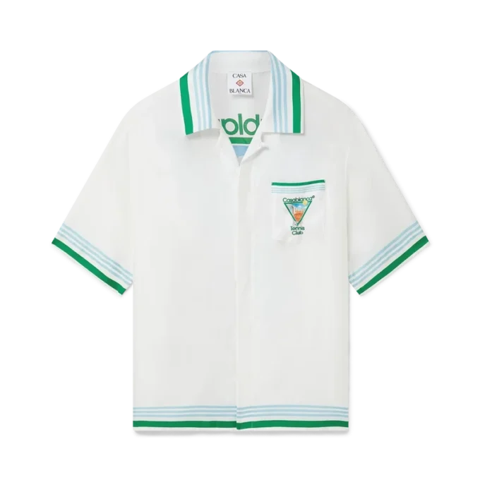 Chemise en soie « Metaphysical Tennis Icon »