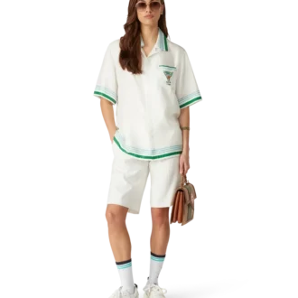 Chemise en soie « Metaphysical Tennis Icon »