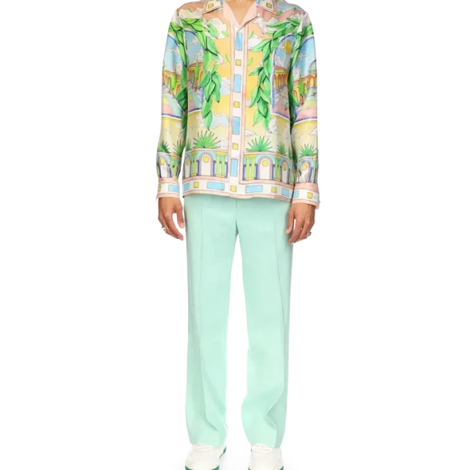 Chemise en soie Paysage Ideal Chemise en soie Paysage Ideal