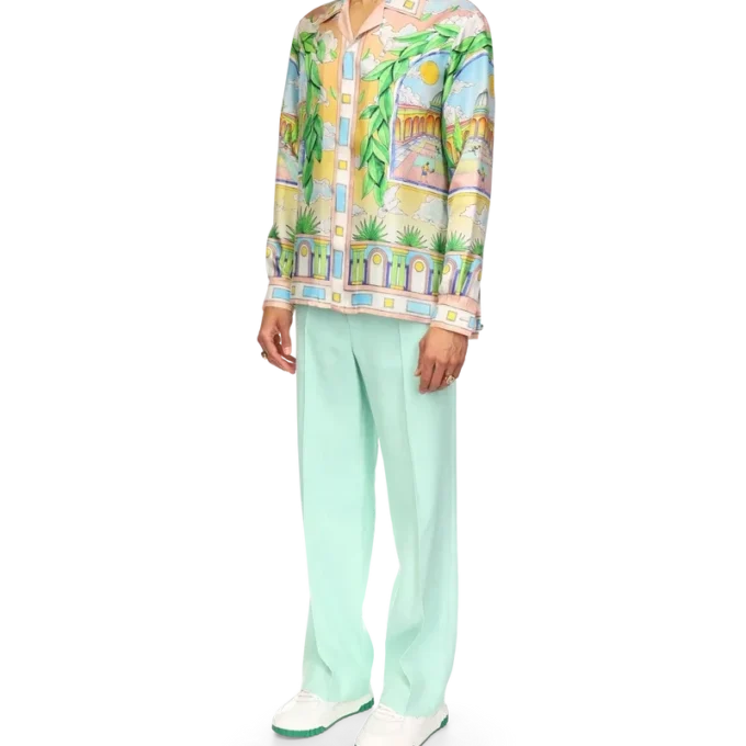 Chemise en soie Paysage Ideal Chemise en soie Paysage Ideal