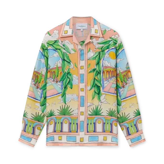 Chemise en soie Paysage Ideal Chemise en soie Paysage Ideal