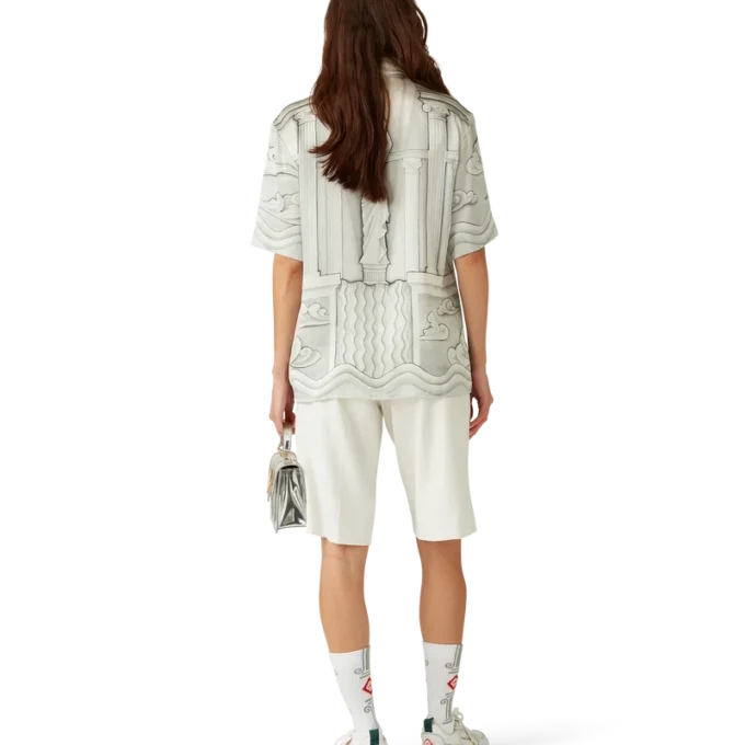 Chemise en soie « Sacred Stone »