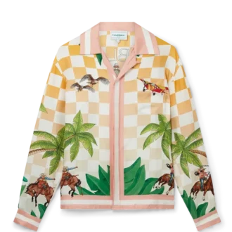 Chemise en soie Tennis Club