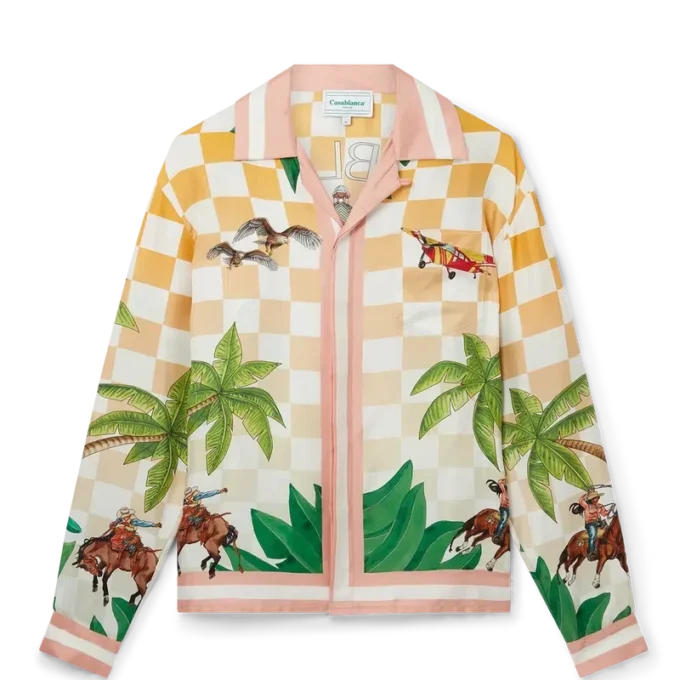 Chemise en soie Tennis Club Chemise en soie Tennis Club