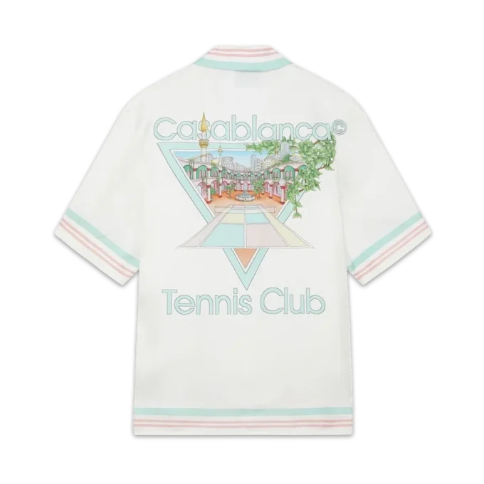 Chemise en soie Tennis Club Icon
