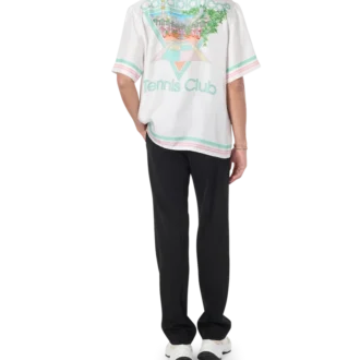 Chemise en soie Tennis Club Icon